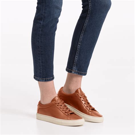 leather sneakers womens australia|brown leather sneakers for women.